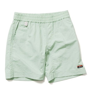 NANGA ナンガ NYLON TUSSER KIDS EASY SHORTS L.GRN 140cm N2504-6E535A N0004603 [キッズ向けショートパンツ]