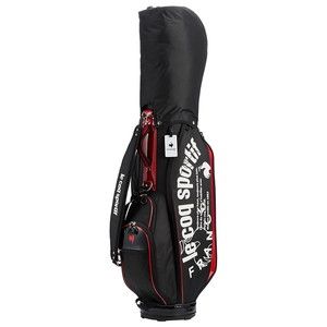 le coq sportif ブラック キャディバッグ le coq sportif golf ブラックトリコデザイン キャディバッグ
