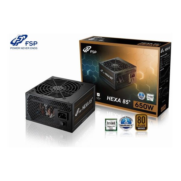 FSP HA650 [80PLUS Bronze認証 650W ATX 電源ユニット HEXA 85+ 650W