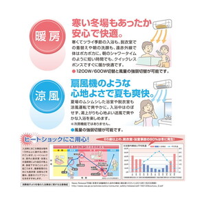 高須産業 SDG-1200GSM [涼風暖房機(脱衣室・トイレ・小部屋用/非防水