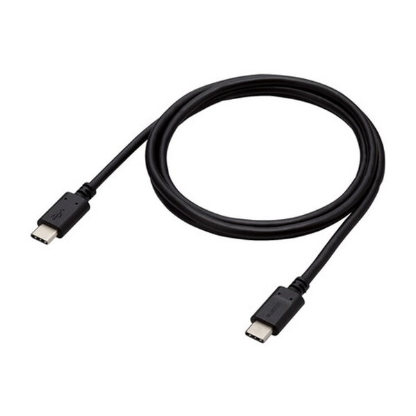 ELECOM MPA-CC5P10BK ubN [USB TypeCP[u ((^CvC to C) 1m PD 100W XP[u ^RlN^ RoHSwߏ)]
