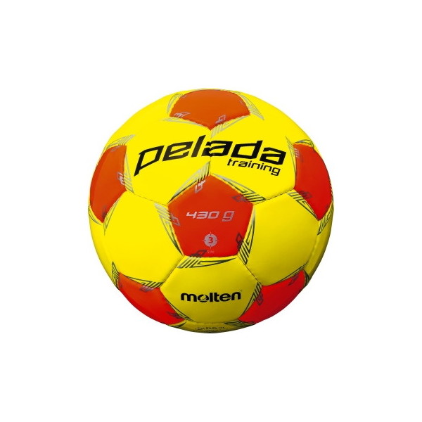 モルテン サッカーボール 3号球 ペレーダ トレーニング 蛍光オレンジ×ライトイエロー F3L9200-OL
