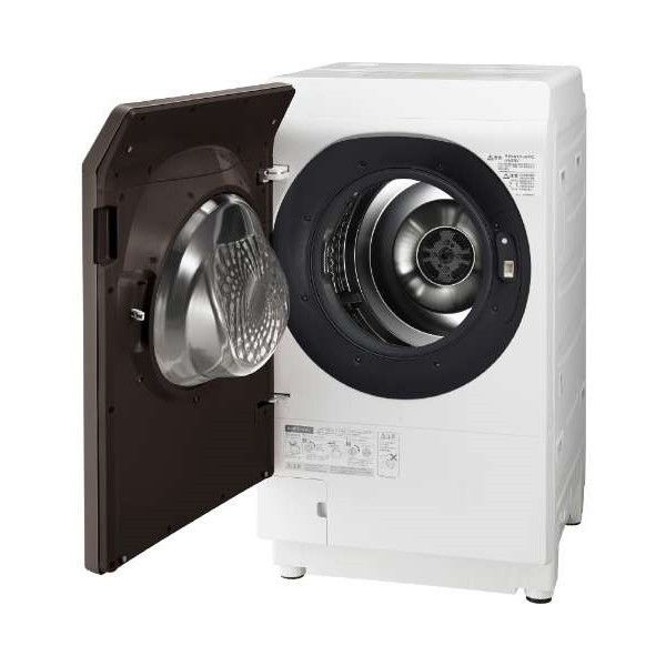 SHARP ES-G112-TL ブラウン系 [ななめ型ドラム式洗濯乾燥機(11.0kg) 左