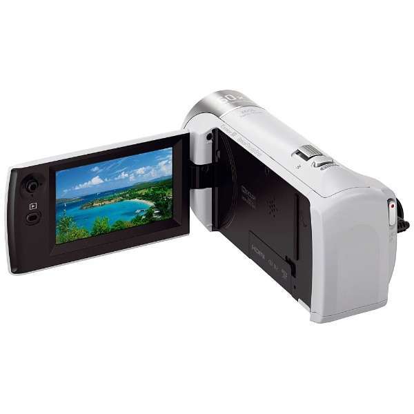 SONY HDR-CX470 W ホワイト Handycam(ハンディカム) [デジタルHDビデオ