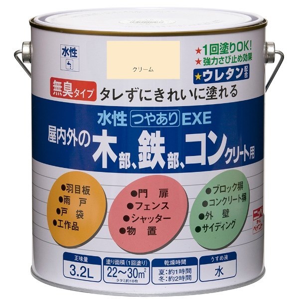 水性ウッディガード ブラウンオーク 3.2L ニッペ - 塗装用品