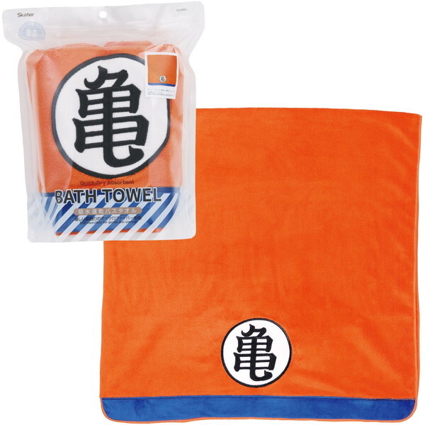 スケーター TODR1 ドラゴンボールZ 亀 吸水速乾 バスタオル 60×120cm