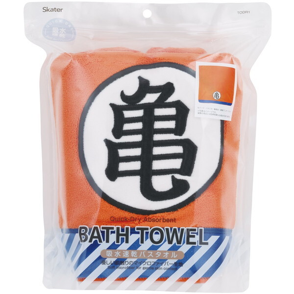 スケーター TODR1 ドラゴンボールZ 亀 吸水速乾 バスタオル 60×120cm