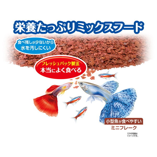 コメット　小型熱帯魚の主食　極小フレーク　９０ｇ　関東当日便