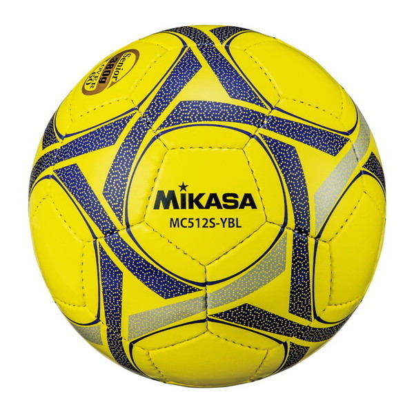 MIKASA MC512S-YBL サッカーボール トレーニング 5号球 380g 手縫い イエロー×ブルー