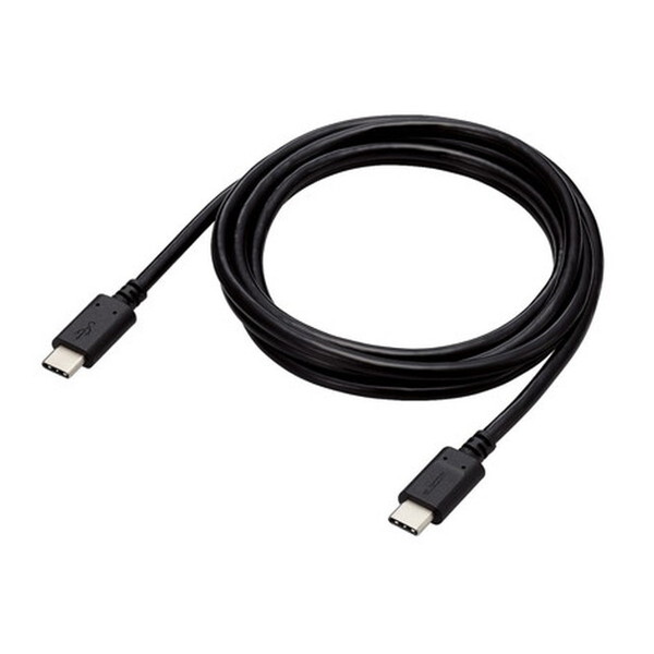 ELECOM MPA-CC5P15BK ubN [USB TypeCP[u ((^CvC to C) 1.5m PD 100W XP[u ^RlN^ RoHSwߏ)]