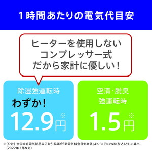 MITSUBISHI MJ-PHDV24ZX-W ホワイト [コンプレッサー式除湿機 (木造30