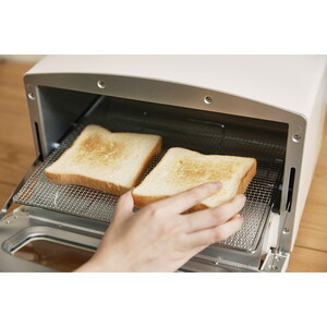 Aladdin AET-GS13C(W) ホワイト [グラファイトトースター(2枚焼き