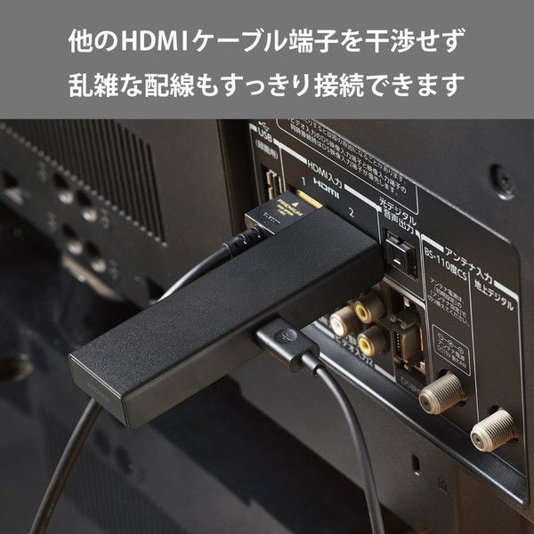 ELECOM DH-FTHDL01BK スタンド型アダプター Fire TV Stick 第2世代以降 Fire TV Stick 4K 専用  LANポート付