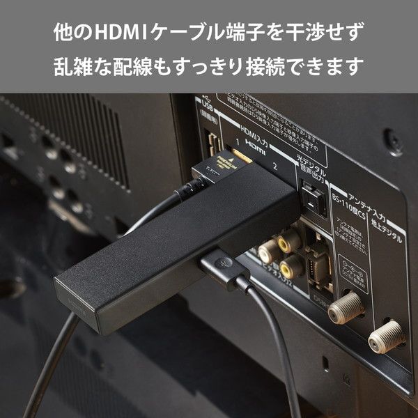 ELECOM DH-FTHDL01BK スタンド型アダプター Fire TV Stick 第2世代以降