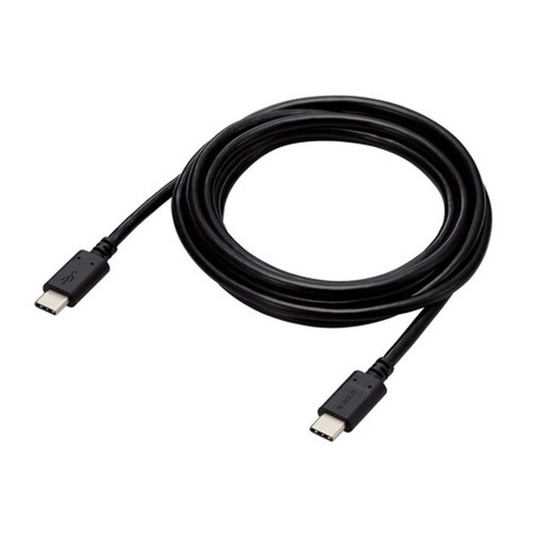 ELECOM MPA-CC5P20BK ubN [USB TypeCP[u ((^CvC to C) 2m PD 100W XP[u ^RlN^ RoHSwߏ)]
