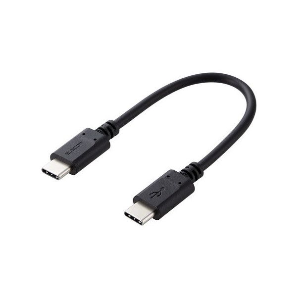ELECOM MPA-CC01PNBK ubN X}zE^ubgpUSBP[u USB(C-C) X^_[h Power DeliveryΉ Fؕi 0.1m