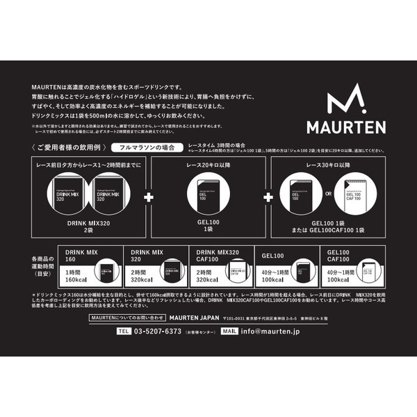 MAURTEN DRINK MIX 320 3袋 - その他