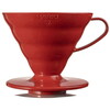 HARIO VDR-02-R レッド [V60 透過ドリッパー02 (PP製)]