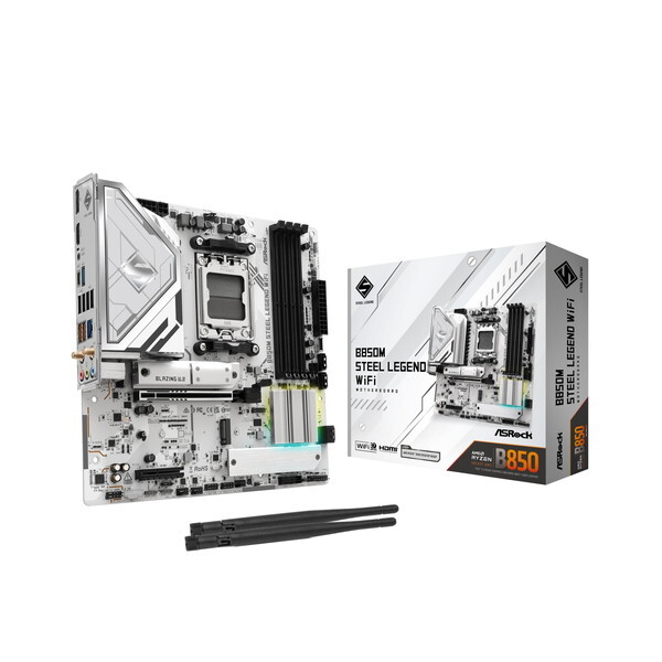 ASRock B850M Steel Legend WiFi [Micro-ATXマザーボード] | 激安の