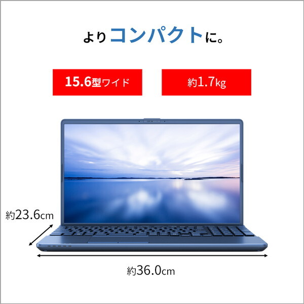 富士通 FMVA700K3L メタリックブルー FMV Note A A700-K3 [ノート