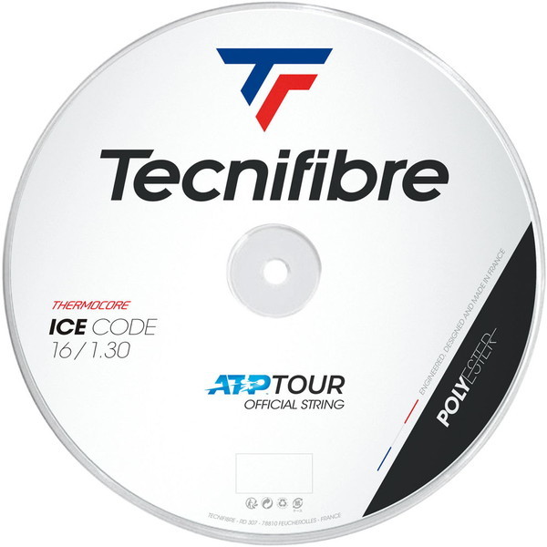 Tecnifibre (テクニファイバー) 硬式テニス用 ガット BOB ICE CODE 200mロール ホワイト 1.20mm TFSR402 WH