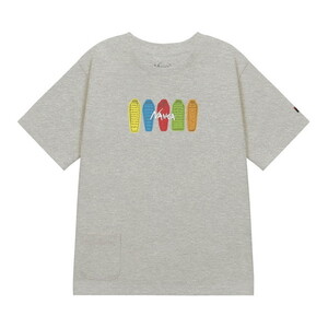 NANGA ナンガ ECO HYBRID KIDS TEE(SB PT) L.GRY 100cm N2504-6M529A N0004619 [キッズTシャツ]