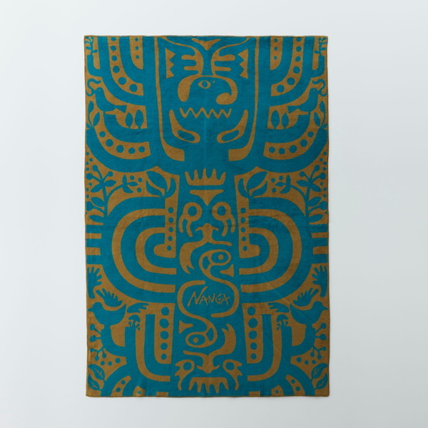 NANGA iK c[IuCt RbguPbg VO u[c[ TREE OF LIFE COTTON BLANKET S SINGLE BLUE TREE NZ2254-4C421 N197B773