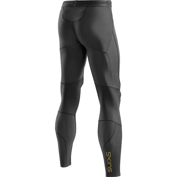 SKINS ブラック コンプレッションレギンス　series5 SKINS スキンズ メンズ コンプレッションウエア SERIES-5 ロングタイツ