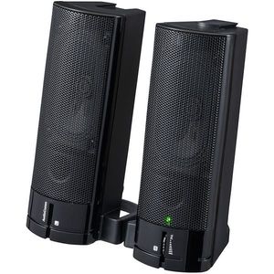 オーム電機 ASP-U155Z [AudioComm USB電源ステレオスピーカー ブラック]