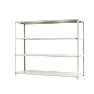 スチールラック スチールラックのキタジマ NC-1800-24 幅180×奥行45×高さ240cm 5段 ホワイト 70kg/段 スチールラック 幅180 奥行45 高さ240cm 5段 スチール棚 業務用 収納