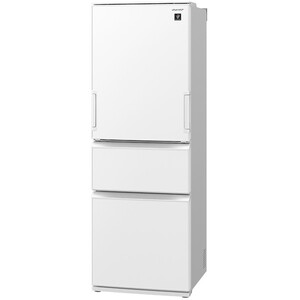 SHARP SJ-PW37K-W マットオフホワイト [冷蔵庫(374L・左右フリー