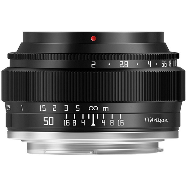 50mm f/2 単焦点レンズ Xマウント TTArtisan X-50mm f/2 ブラック [単焦点レンズ(富士フイルムX