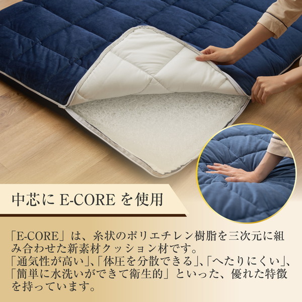 ダイコウ アクアスリープマットレス E-CORE 100×200cm ネイビー | 激安の新品・型落ち・アウトレット 家電 通販 XPRICE -  エクスプライス (旧 PREMOA - プレモア)