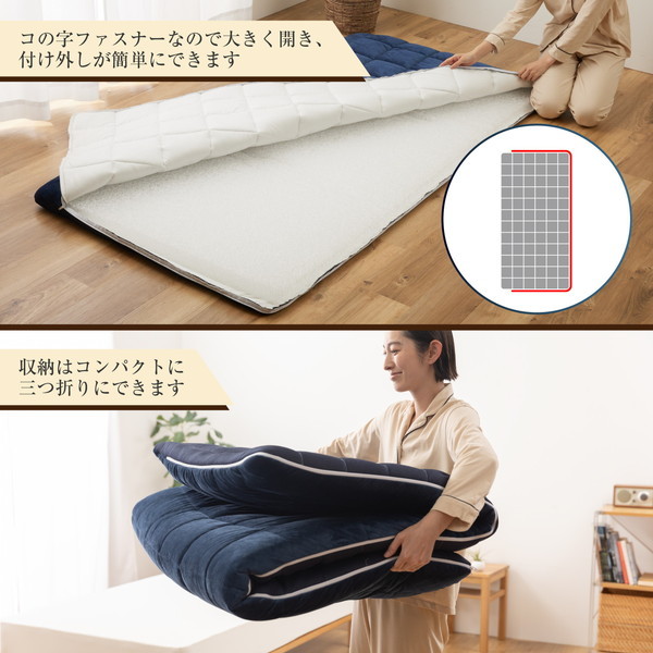 ダイコウ アクアスリープマットレス E-CORE 100×200cm ネイビー 激安の新品・型落ち・アウトレット 家電 通販 XPRICE  エクスプライス (旧 PREMOA プレモア)