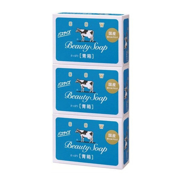 牛乳石鹸 カウブランド 青箱 バスサイズ 130g×3コ入 (石鹸・ボディ