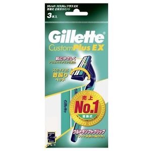 P＆G ジレット カミソリ カスタムプラスEX(首振式) 3+1本入