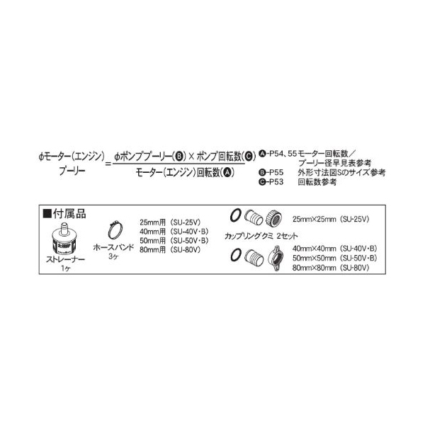 工進 SU-40V 単体ポンプ パブールポンプ 口径40ミリ | 激安の新品・型