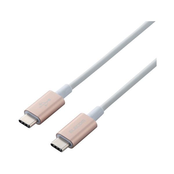 ELECOM MPA-CCPS20PNGD X}zE^ubgpUSBP[u USB(C-C) ϋv Power DeliveryΉ Fؕi 2.0m S[h