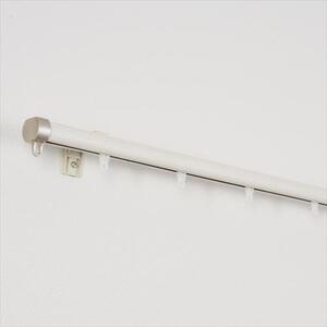TOSO 伸縮式カーテンレール リネア 木目ホワイト S2.0m