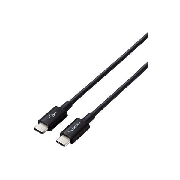 ELECOM MPA-CCYS20NBK ubN [^CvCP[u (TypeC to C) 2m PD60WΉ fɂϋvdl RoHSwߏ]
