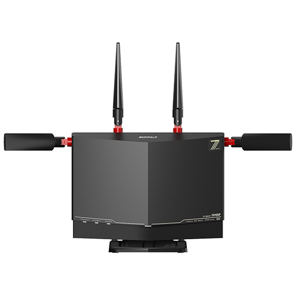 BUFFALO WXR9300BE6P ブラック AirStation [Wi-Fi 7対応 トライバンド