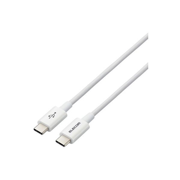 ELECOM MPA-CCYS20NWH zCg [^CvCP[u (TypeC to C) 2m PD60WΉ fɂϋvdl RoHSwߏ]