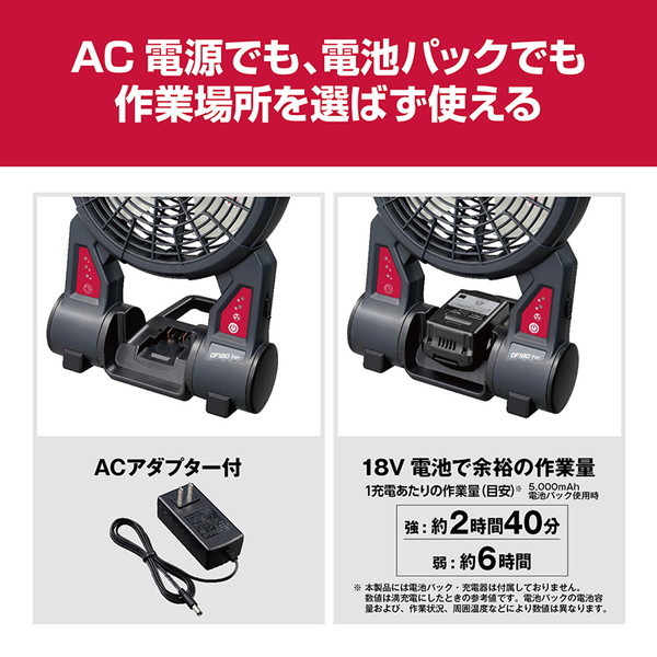 京セラ DF180 [充電式ファン] | 激安の新品・型落ち