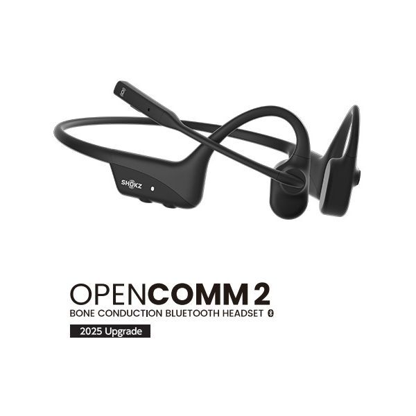 Shokz SKZ-EP-000039 ブラック OpenComm2 2025 Upgrade