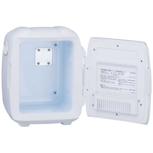 ふるさと納税 燕市 ツインバード　2電源式コンパクト電子保冷保温ボックス  HR-EB06W ホワイト 冷温庫