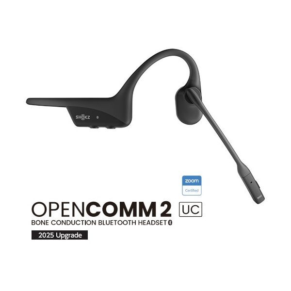 Shokz SKZ-EP-000040 ブラック OpenComm2 UC 2025 Upgrade USB-A