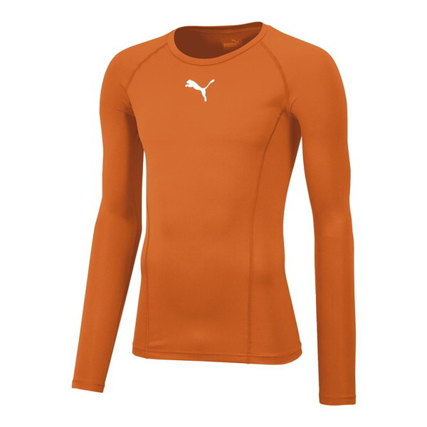 PUMA �v�[�} �T�b�J�[�V���c LIGA BASELAYER �N���[�l�b�N LS �V���c L 658223 08 GOLDEN POPPY