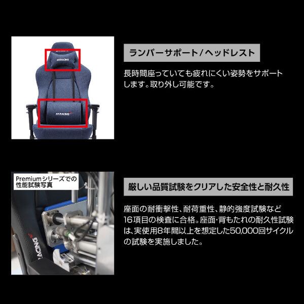 AKRacing GYOKUZA-DENIM Gyokuza V2 Gaming Floor Chair(Denim) [オフィスチェア 座椅子]  激安の新品・型落ち・アウトレット 家電 通販 XPRICE エクスプライス (旧 PREMOA プレモア)