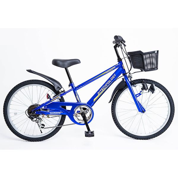 21Technology KD226 ブルー [子供用自転車（22インチ・6段変速