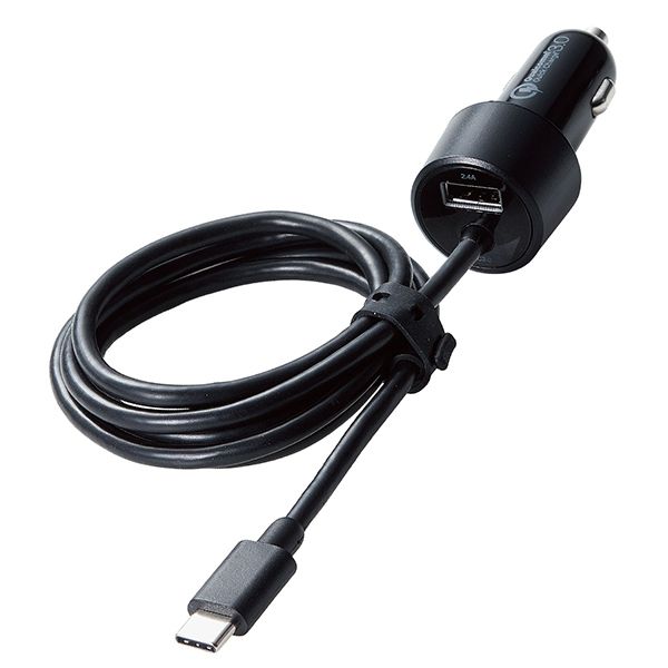 ELECOM MPA-CCCQ03BK Type-CP[u1mt 2.4A USBType-A|[g1 ԍڏ[d ubN